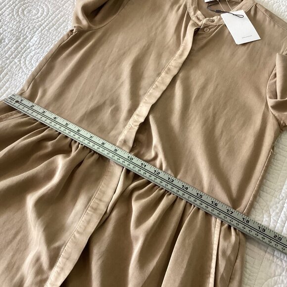 NWT Jake*s Casual Shirt Dress Camel size M - Picture 11 of 15